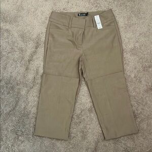Women’s 7th Avenue Tan Trousers (6 Tall)